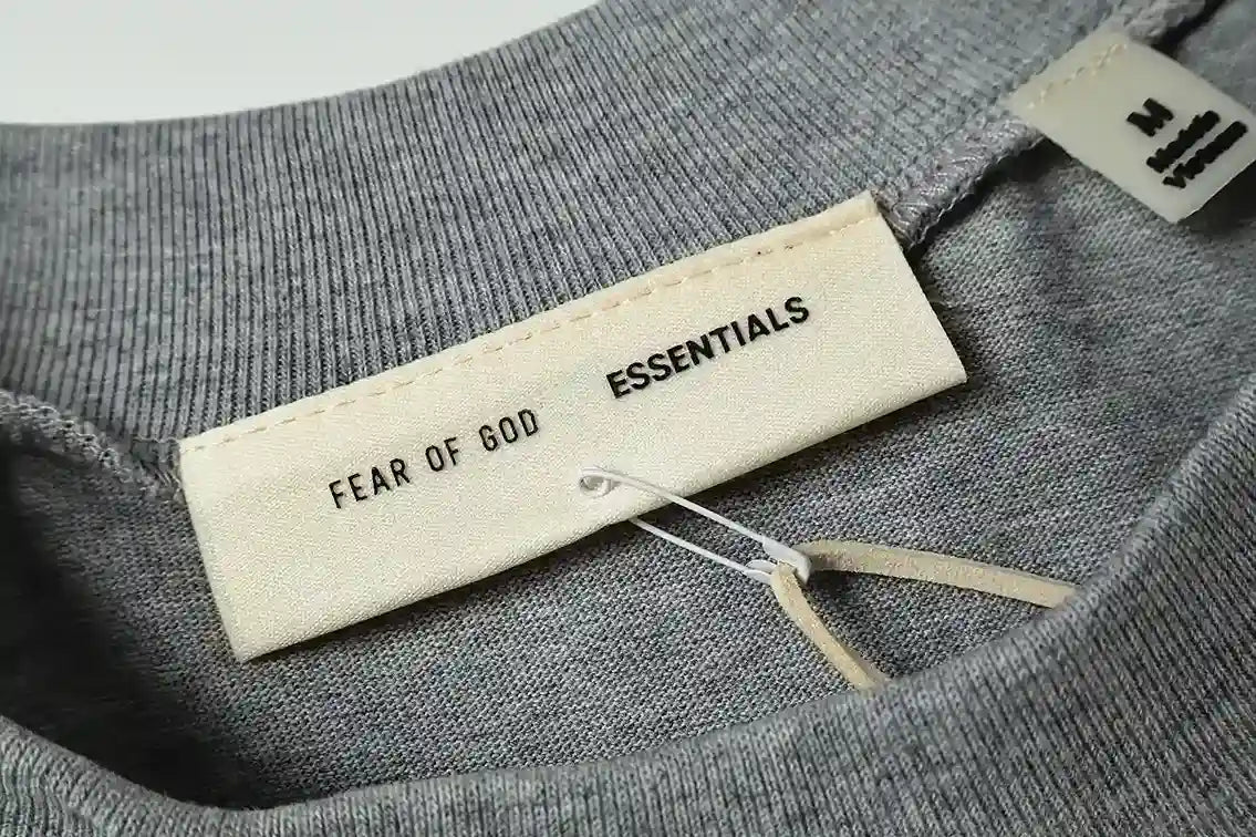 ESSENTIALS Fear Of God Dark Oatmeal SS26 Oversized T-Shirt