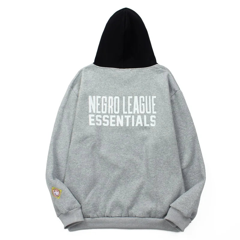 ESSENTIALS Fear Of God Grey Baseball Hoodies