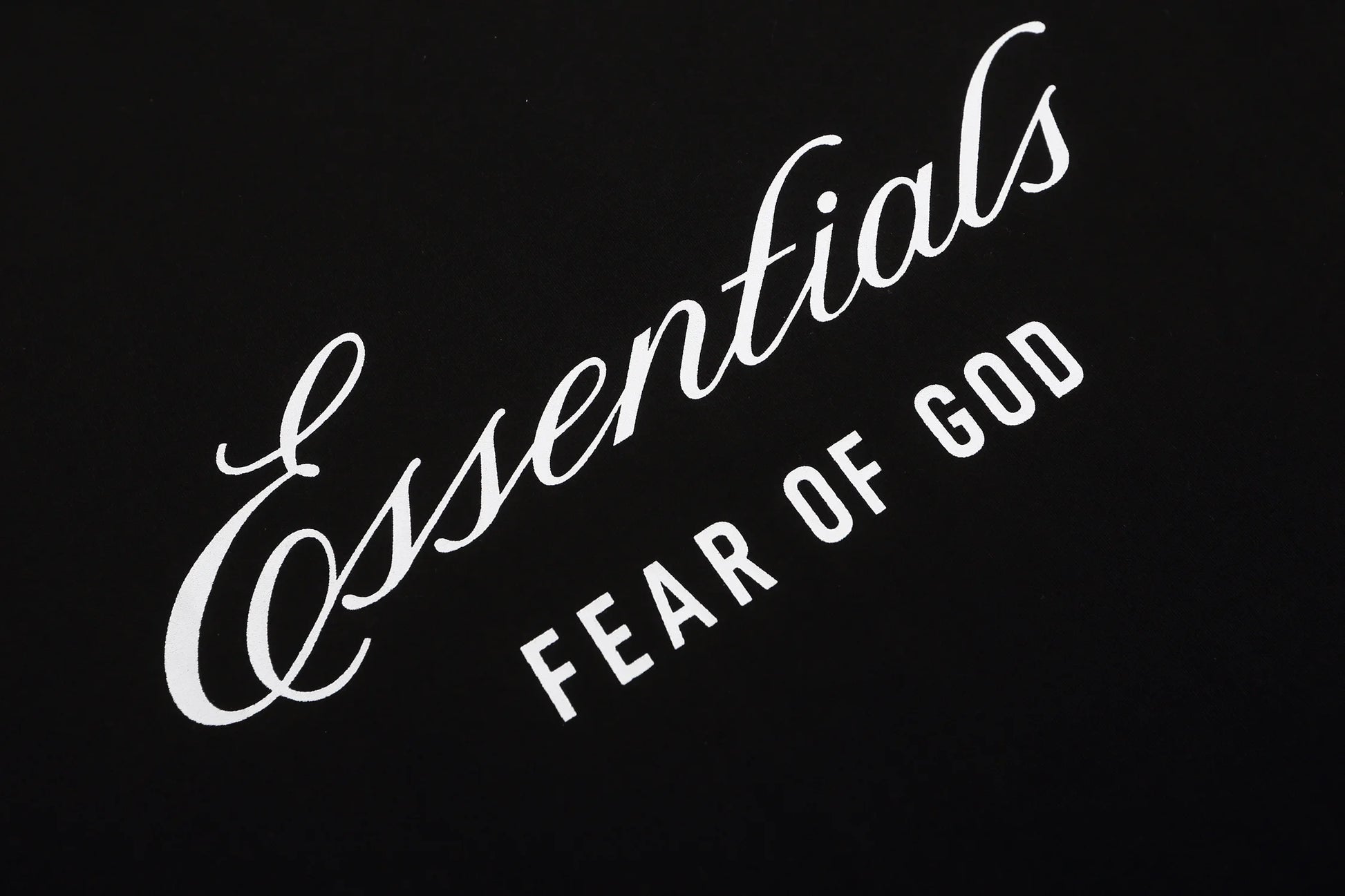 ESSENTIALS Fear Of God SS26 Black T-Shirt