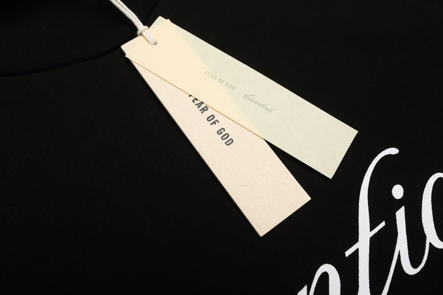 ESSENTIALS Fear Of God SS26 Black T-Shirt