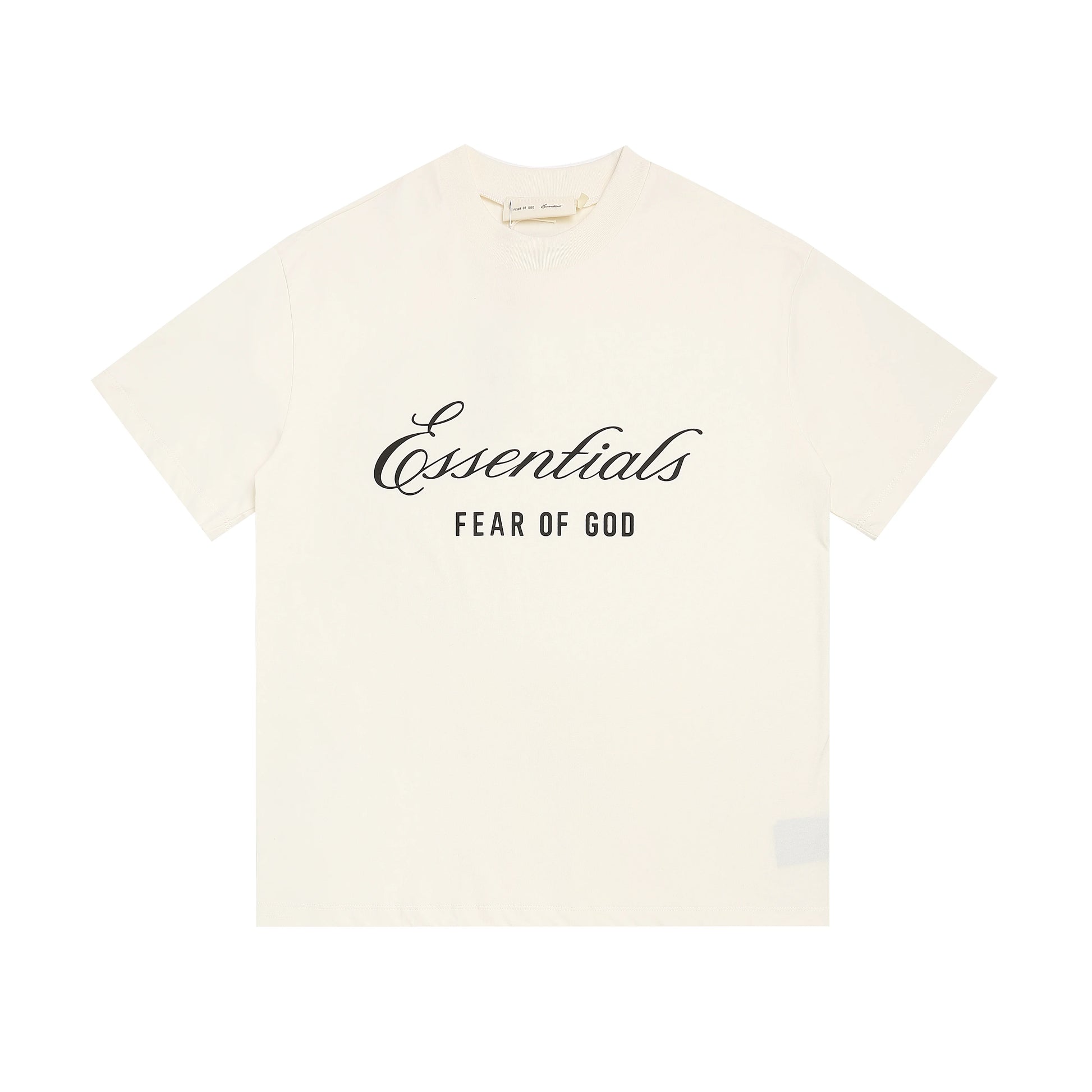 ESSENTIALS Fear Of God SS26 Ivory White T-Shirt