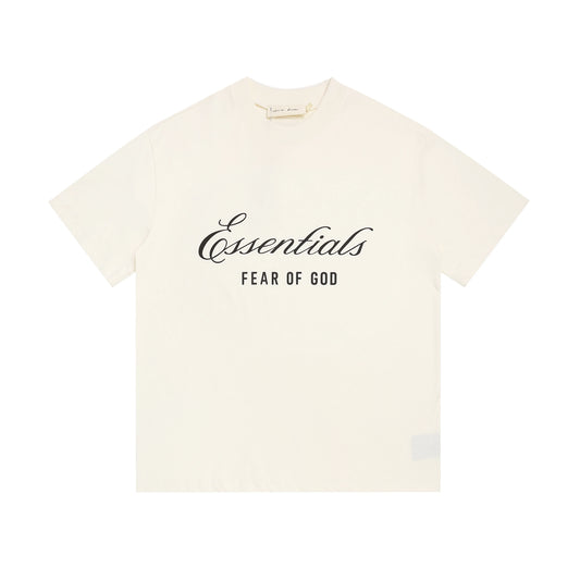 ESSENTIALS Fear Of God SS26 Ivory White T-Shirt