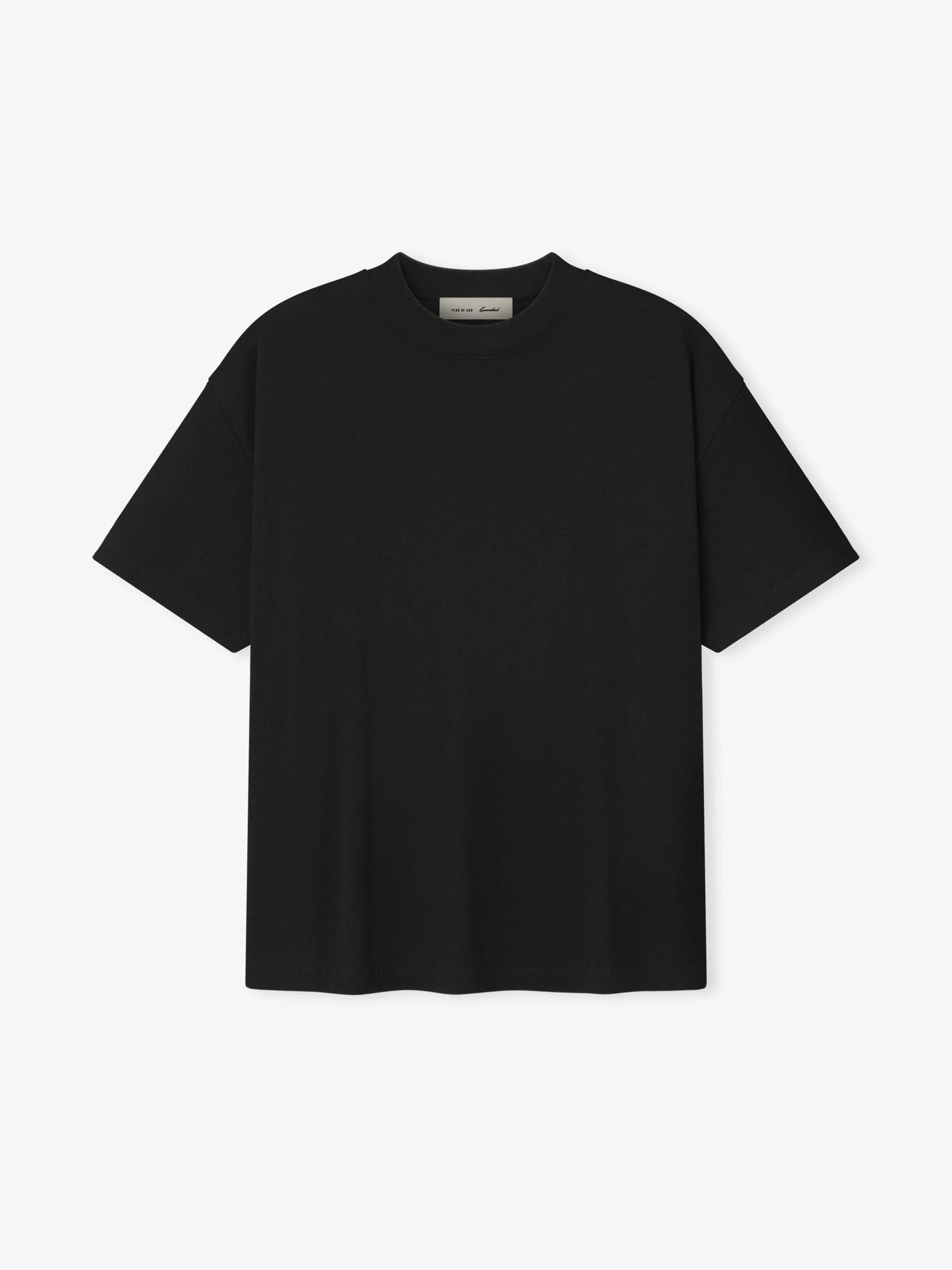 ESSENTIALS Fear Of God Signature Black T-Shirt