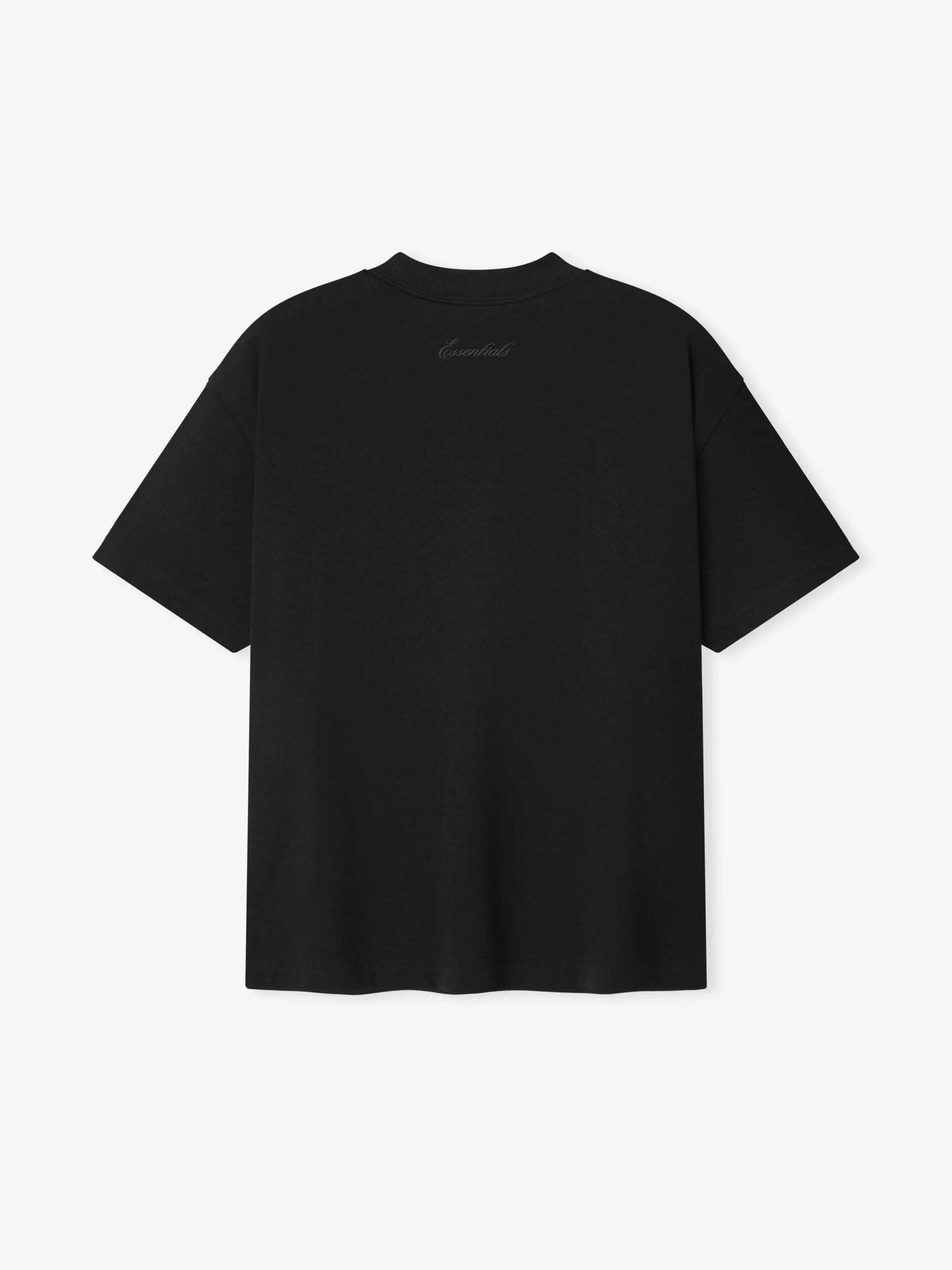 ESSENTIALS Fear Of God Signature Black T-Shirt