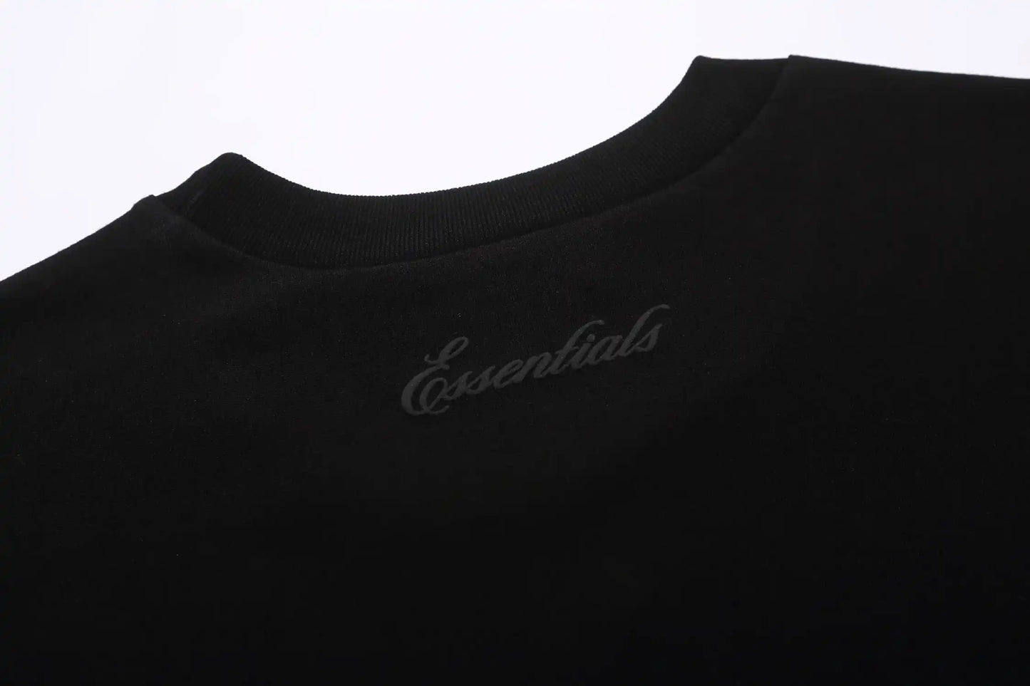 ESSENTIALS Fear Of God Signature Black T-Shirt