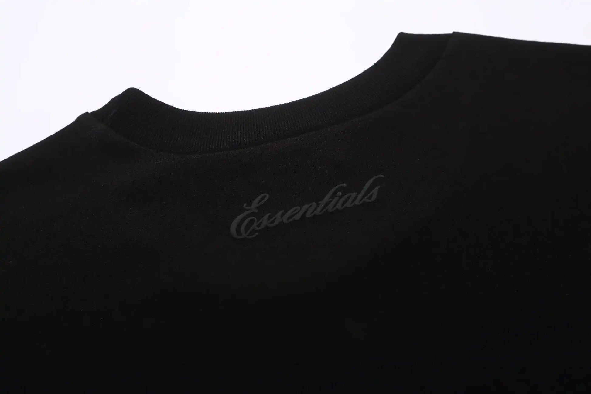 ESSENTIALS Fear Of God Signature Black T-Shirt