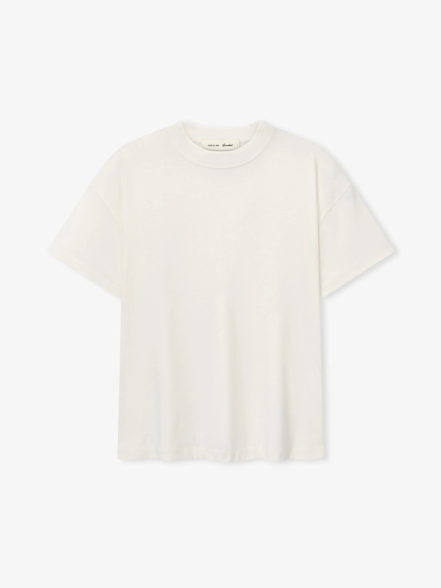 ESSENTIALS Fear Of God Signature Ivory White T-Shirt