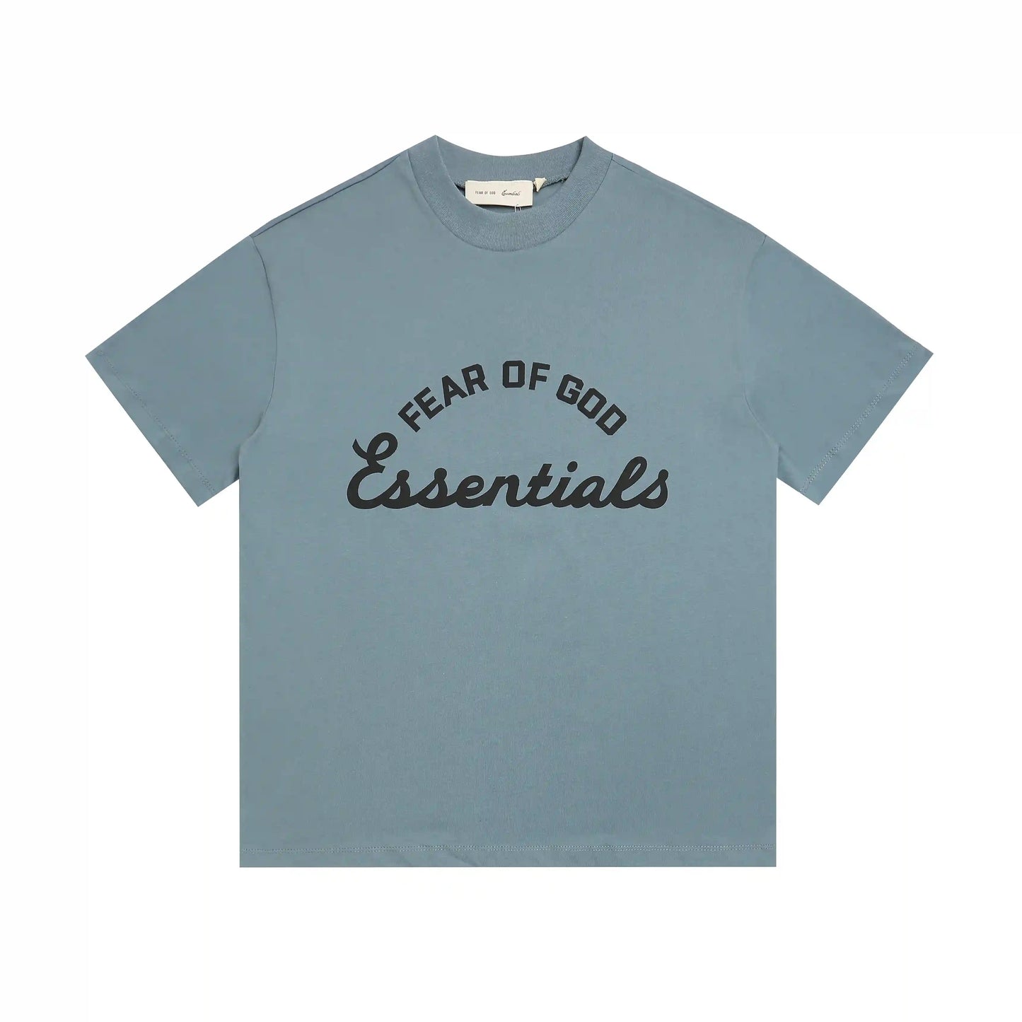 ESSENTIALS Fear Of God Signature Pale Dark Blue T-Shirt