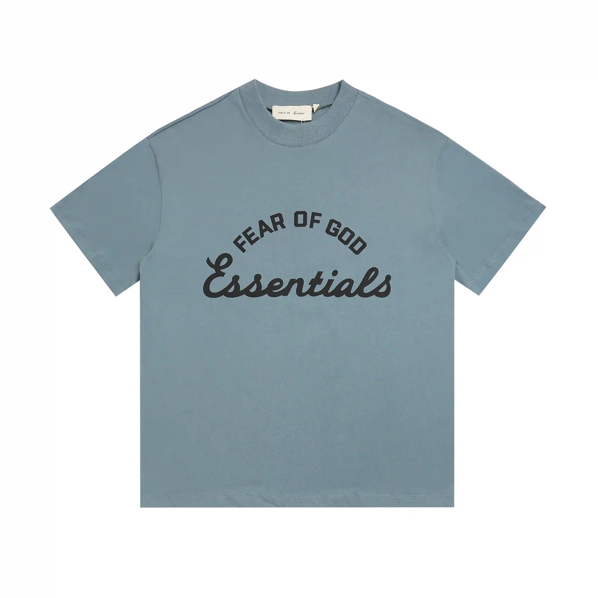 ESSENTIALS Fear Of God Signature Pale Dark Blue T-Shirt