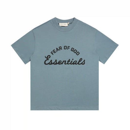 ESSENTIALS Fear Of God Signature Pale Dark Blue T-Shirt