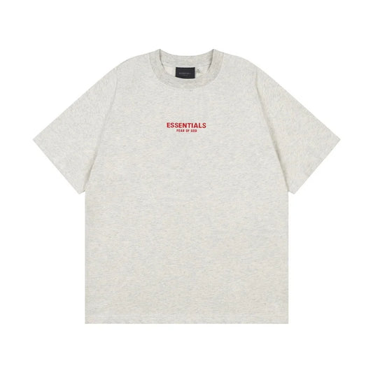 ESSENTIALS Ivory White 90s Crewneck T-Shirt