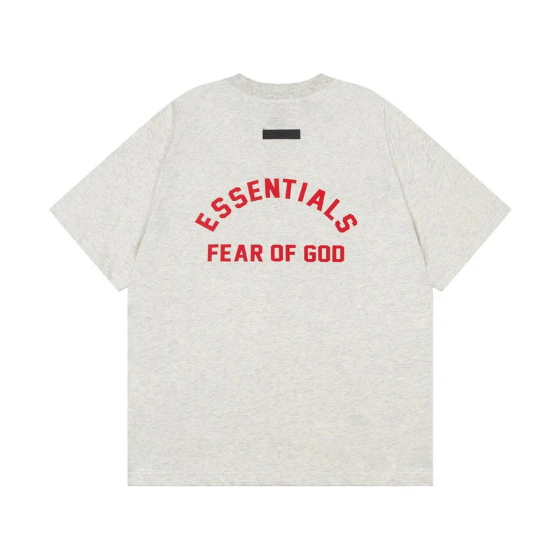 ESSENTIALS Ivory White 90s Crewneck T-Shirt