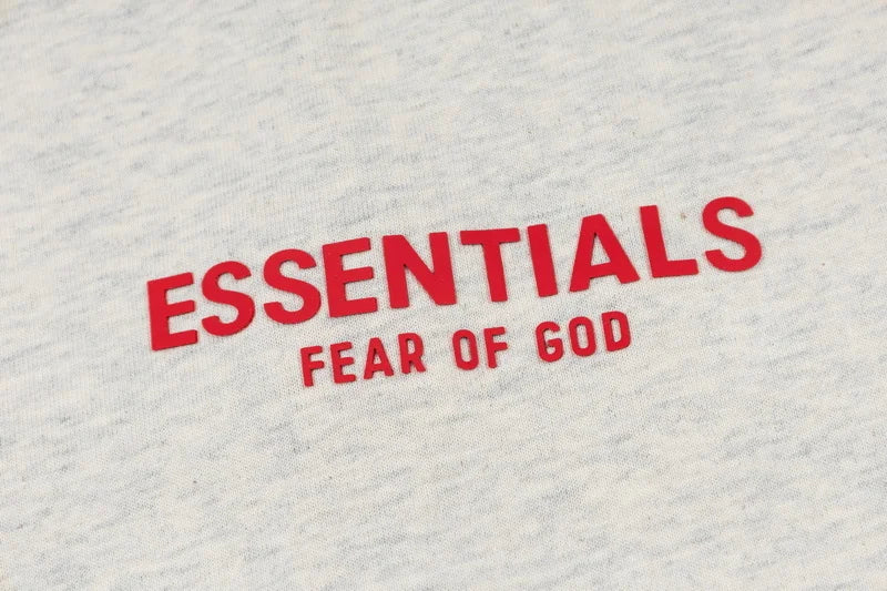 ESSENTIALS Ivory White 90s Crewneck T-Shirt