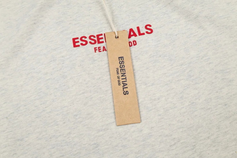 ESSENTIALS Ivory White 90s Crewneck T-Shirt