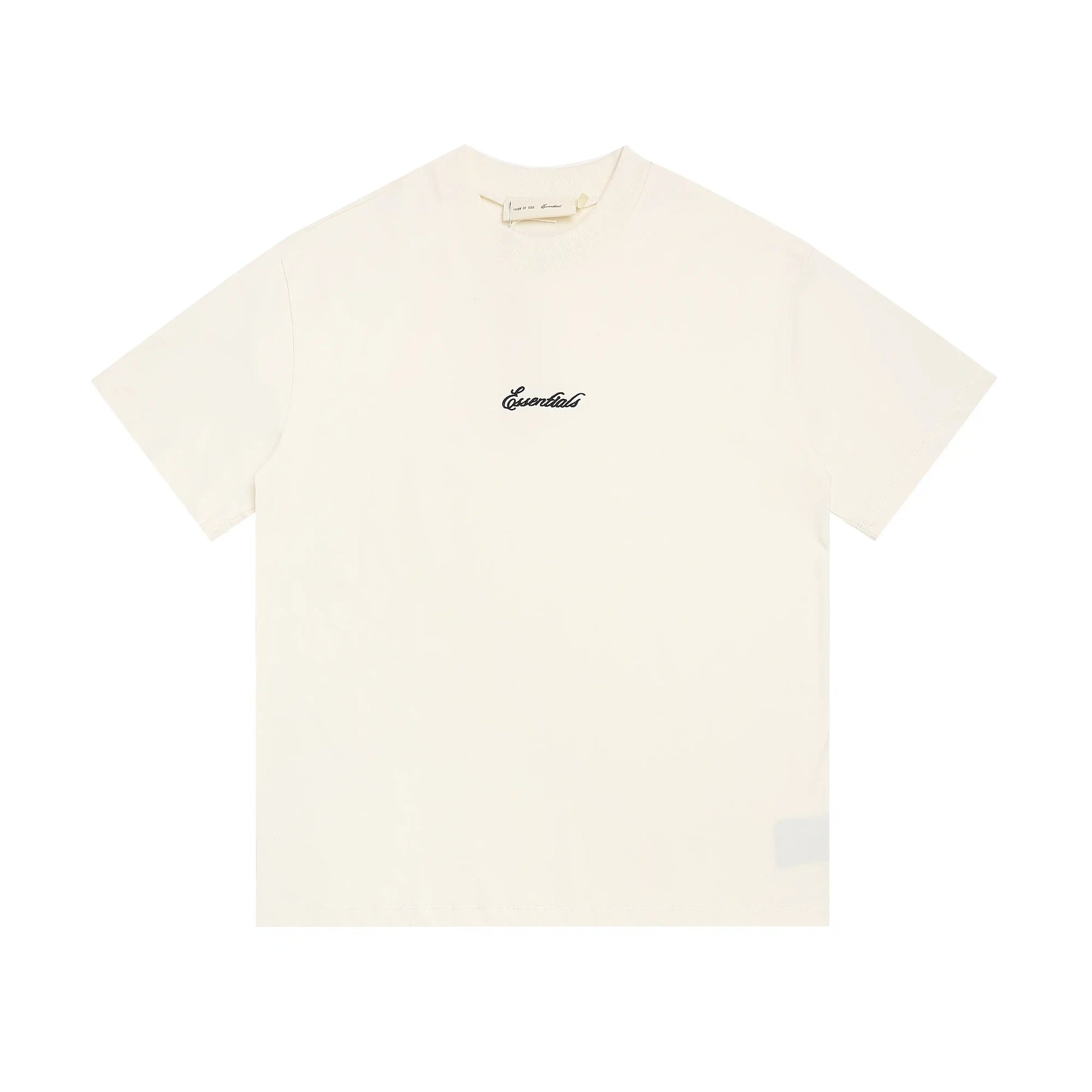 ESSENTIALS Ivory White SS26 Oversized T-Shirt