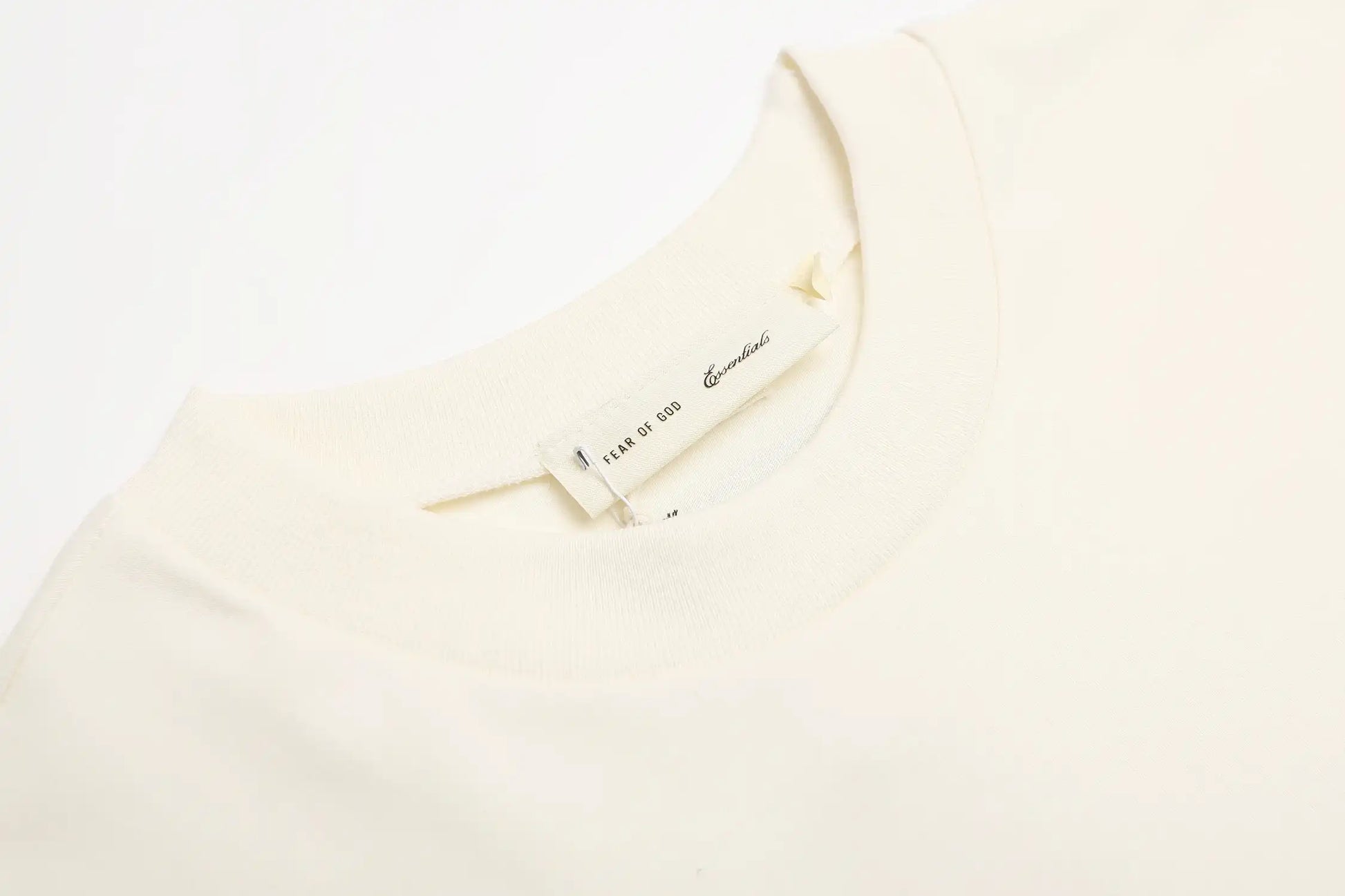 ESSENTIALS Ivory White SS26 Oversized T-Shirt