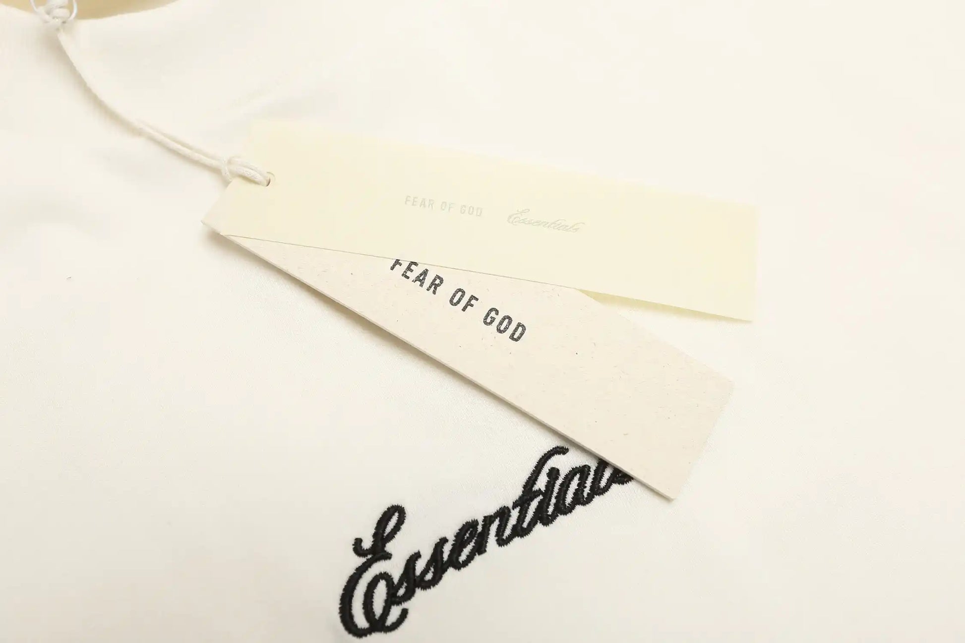 ESSENTIALS Ivory White SS26 Oversized T-Shirt