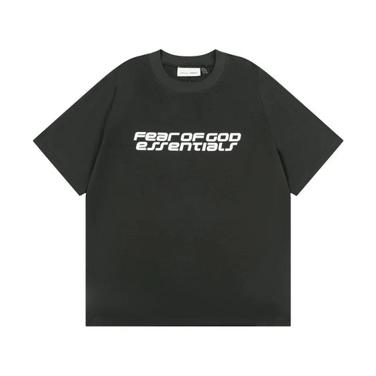 ESSENTIALS Light Black Ponte 90s T-Shirt