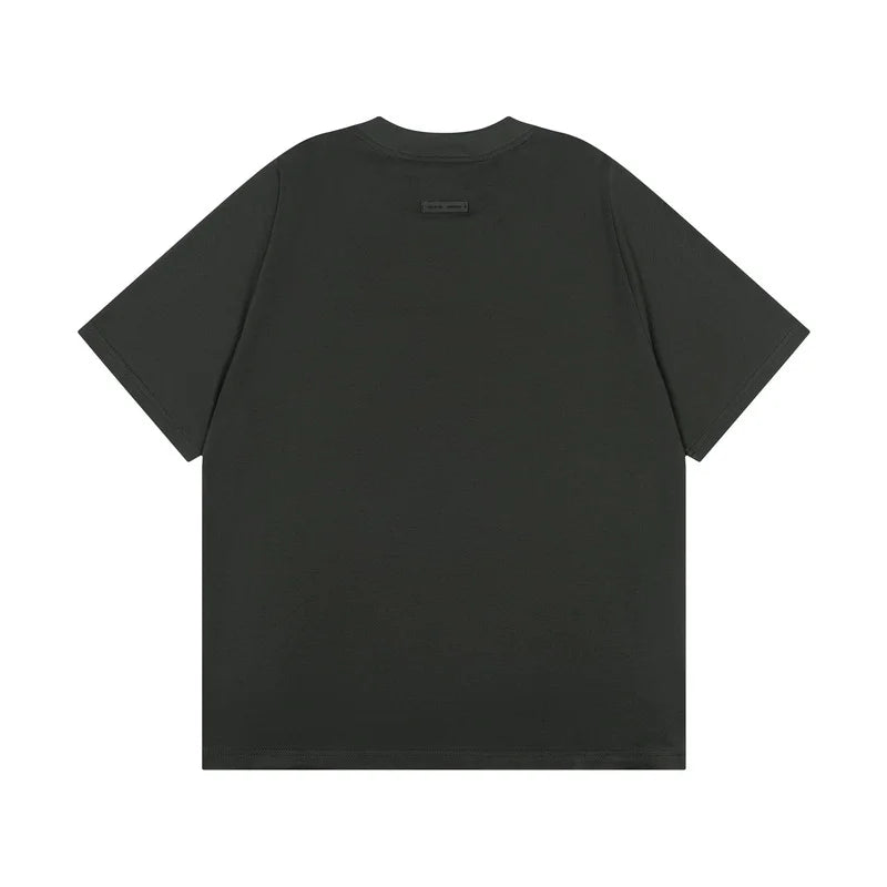 ESSENTIALS Light Black Ponte 90s T-Shirt