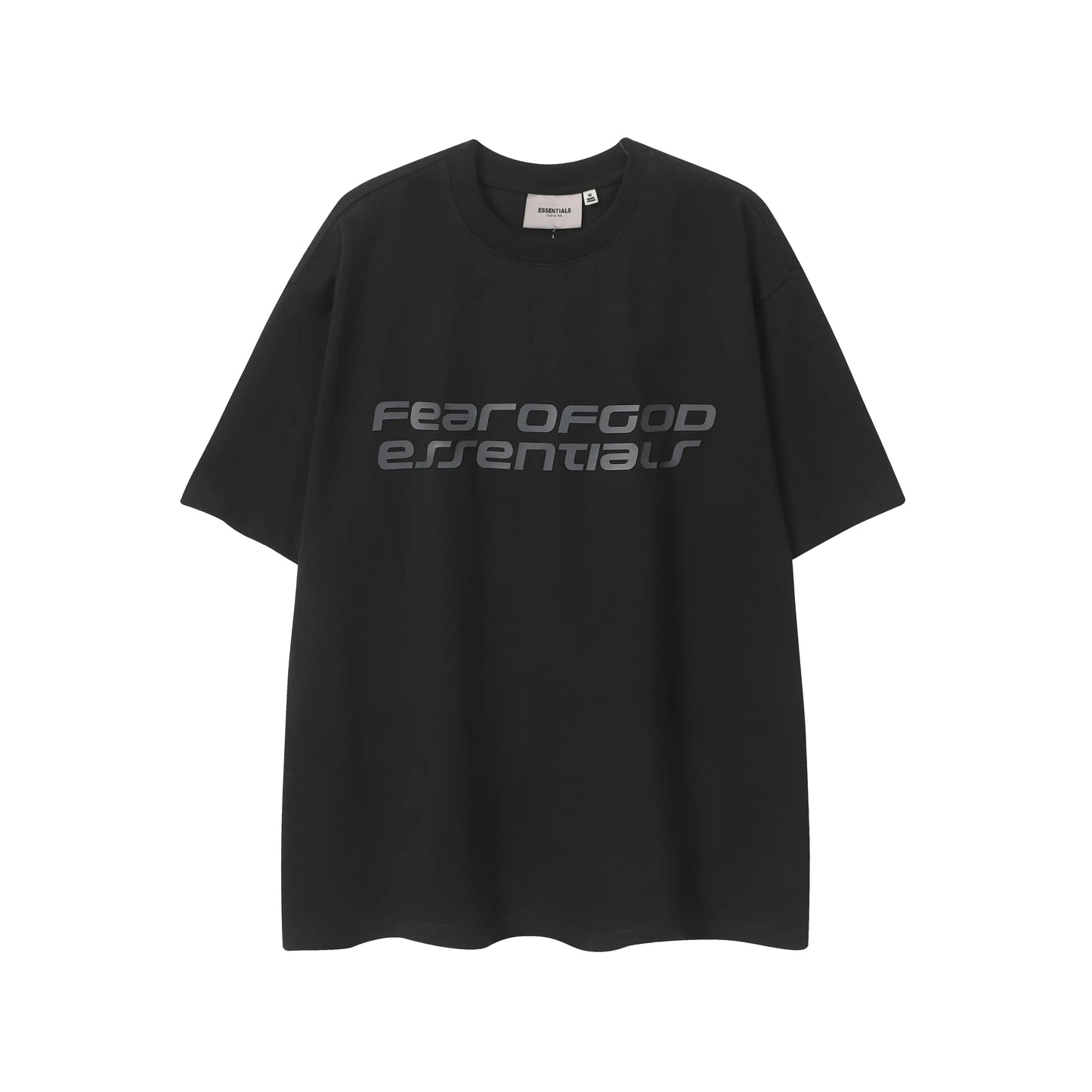 ESSENTIALS Ponte Black 90s T-Shirt