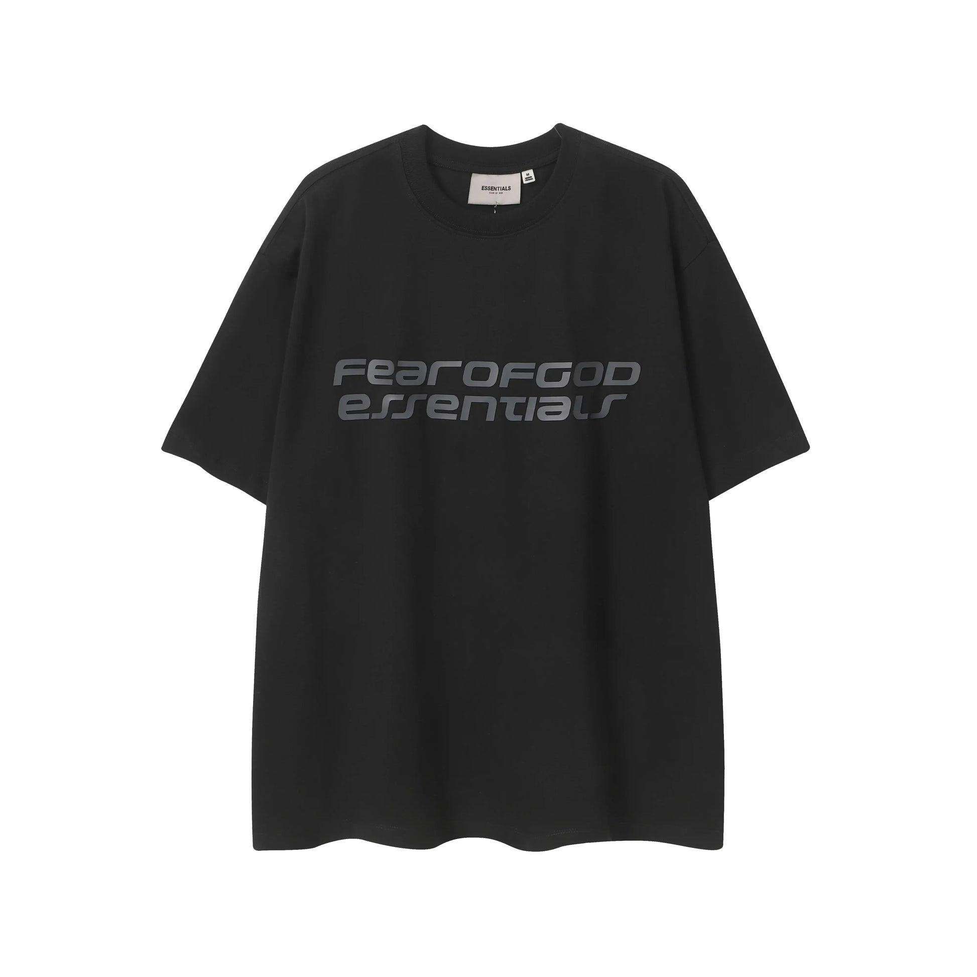 ESSENTIALS Ponte Black 90s T-Shirt
