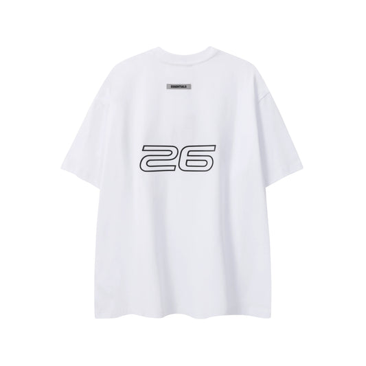 ESSENTIALS Ponte White 90s T-Shirt