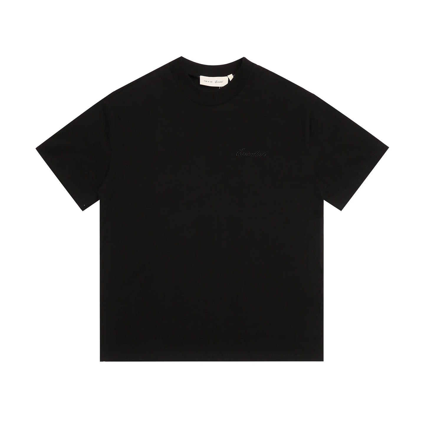 ESSENTIALS Signature 90s Black Tee