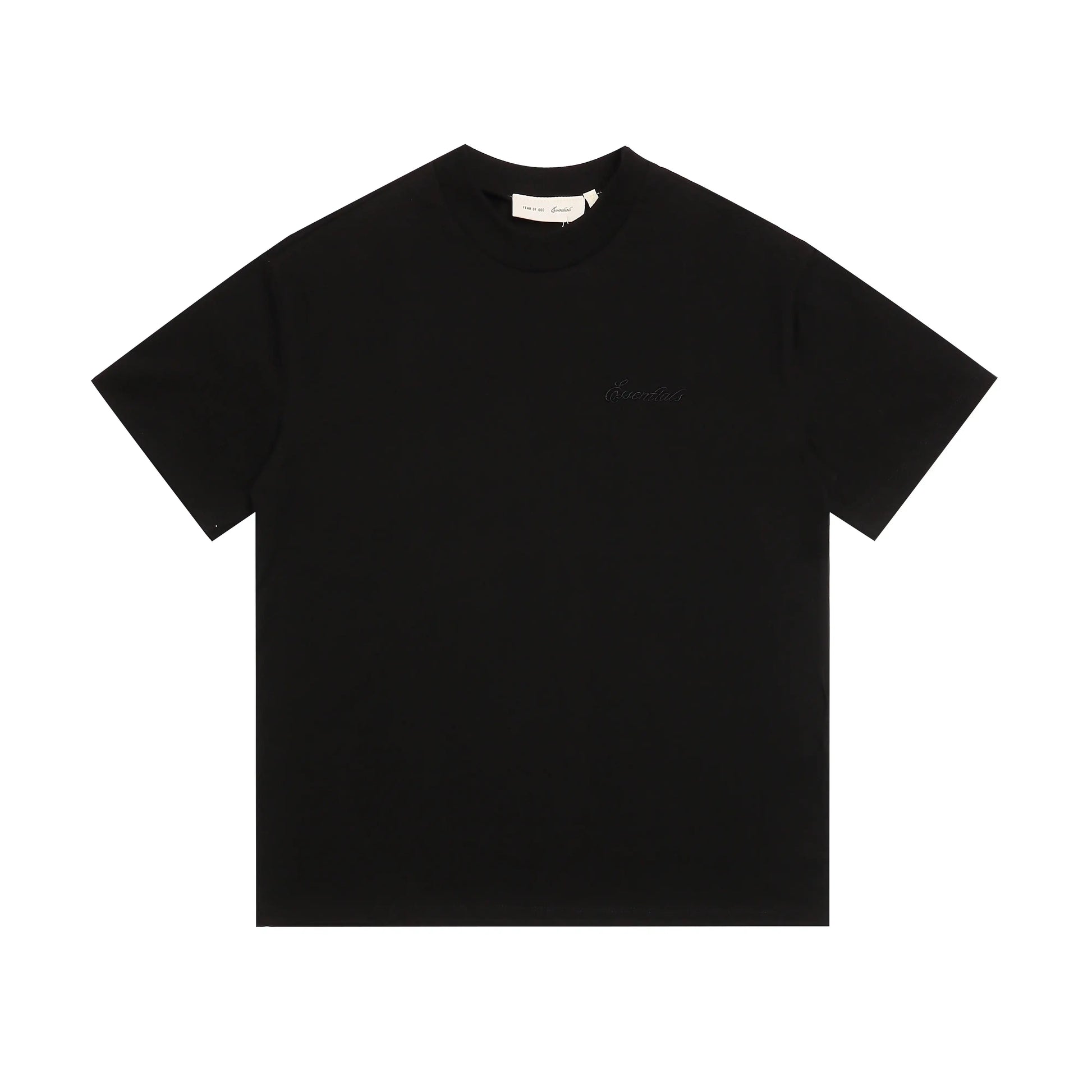 ESSENTIALS Signature 90s Black Tee