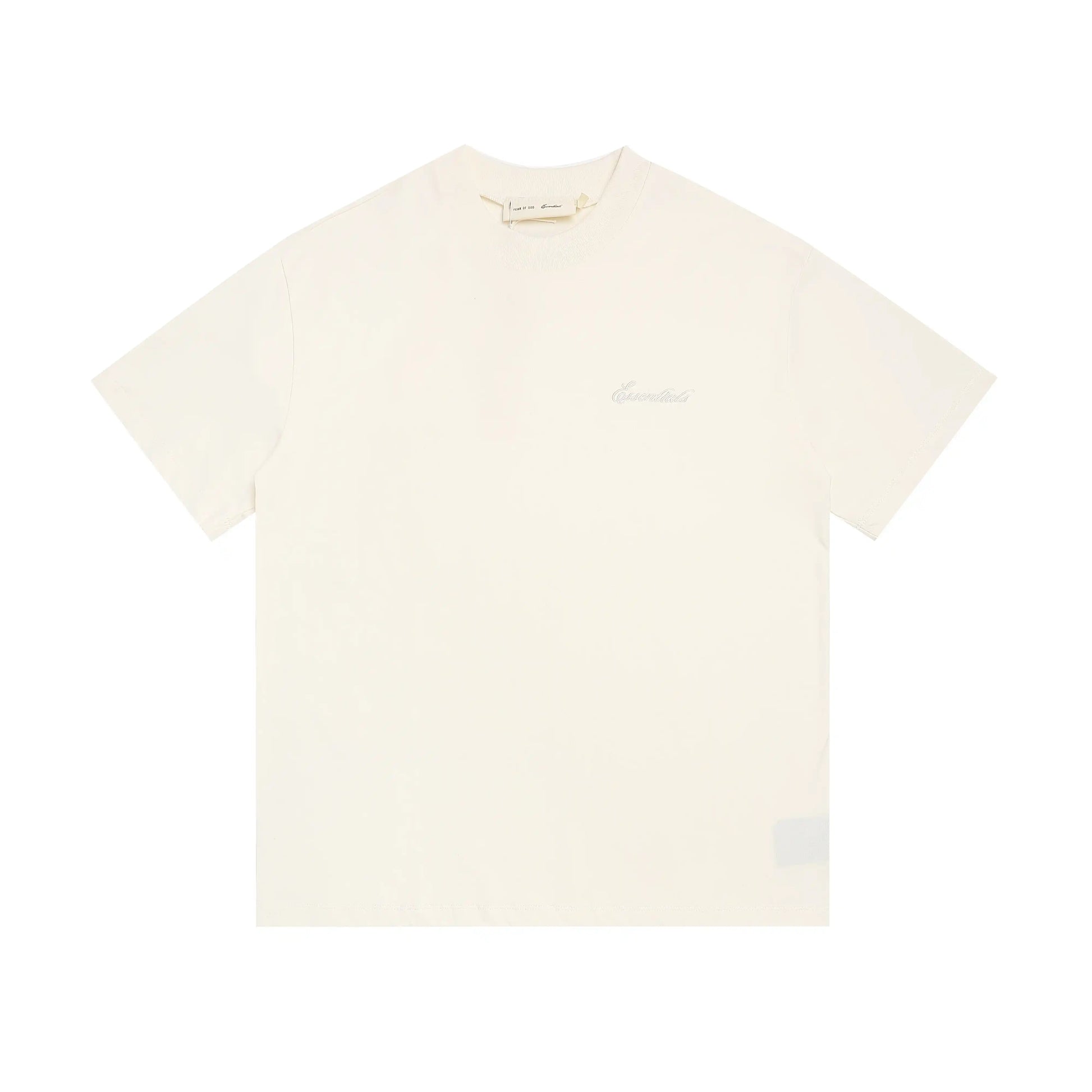 ESSENTIALS Signature 90s Ivory White Tee