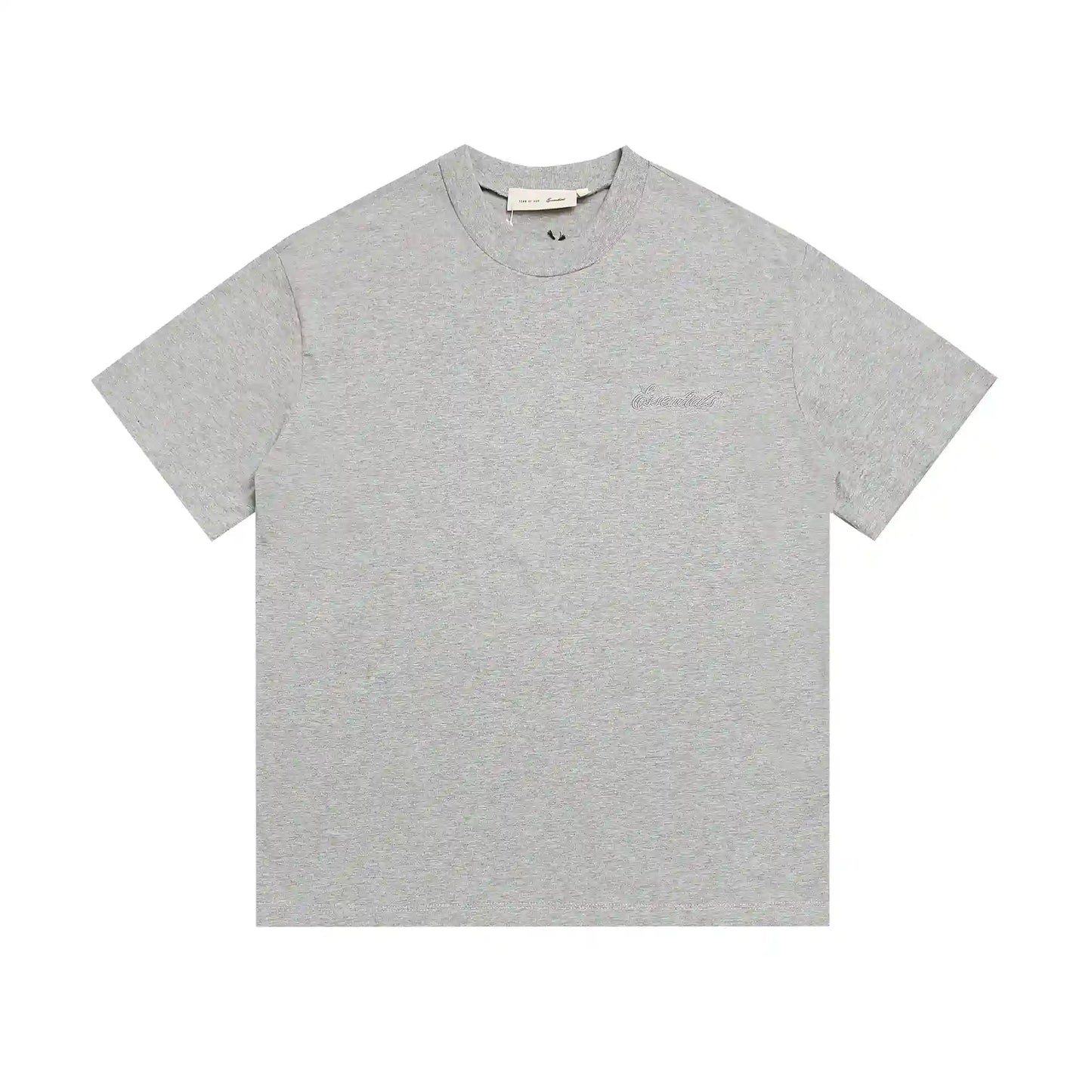 ESSENTIALS Signature 90s Light Grey Tee