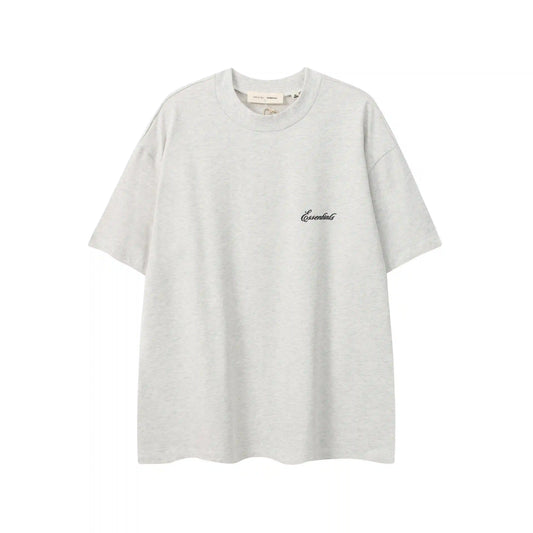 ESSENTIALS Signature Light Oatmeal SS26 Classic T-shirt