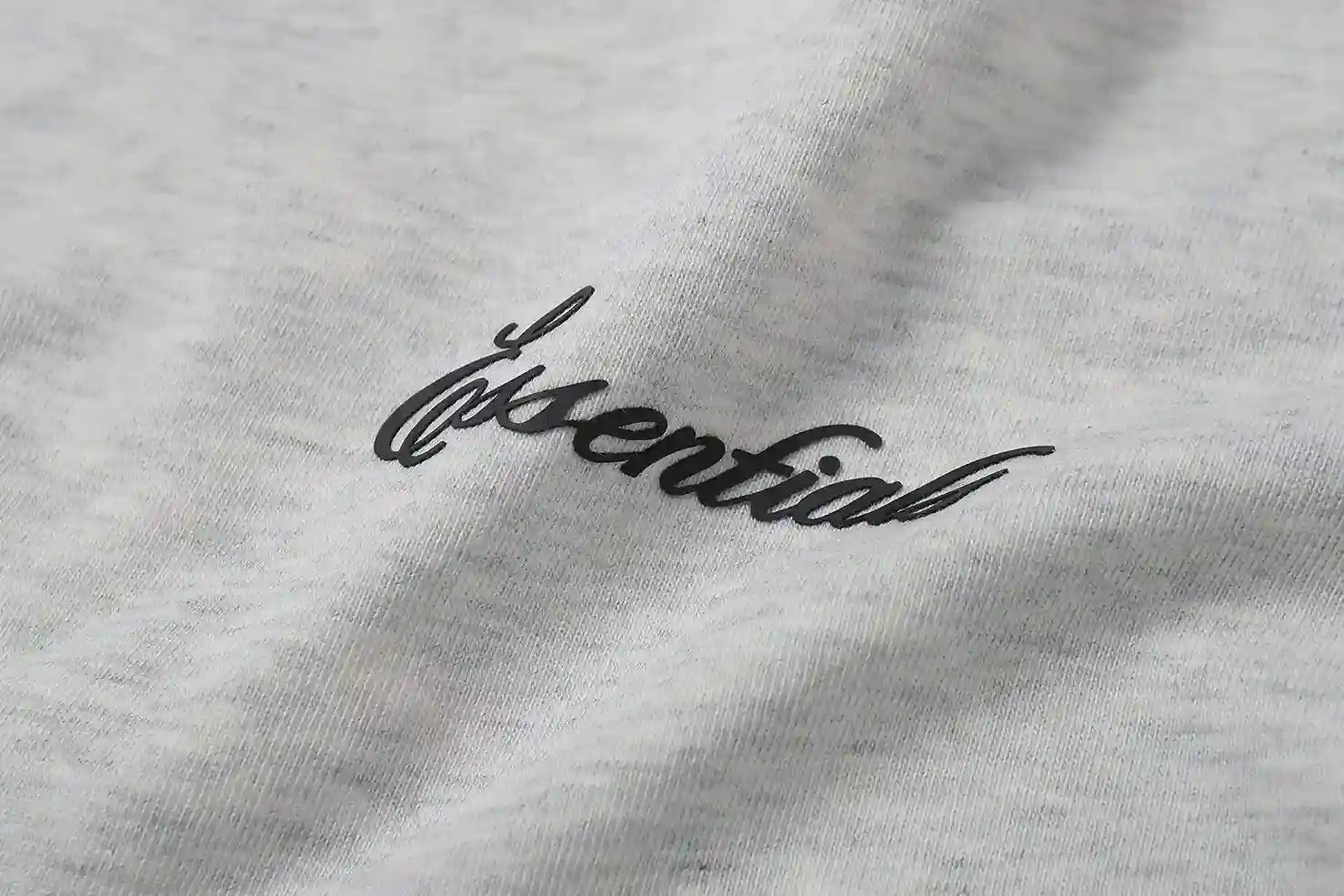ESSENTIALS Signature Light Oatmeal SS26 Classic T-shirt