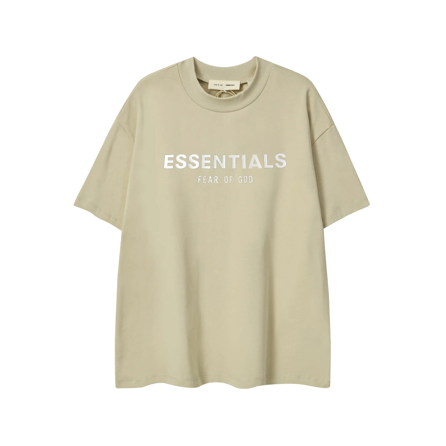 ESSENTIALS Wheat 90s Crewneck T-Shirt