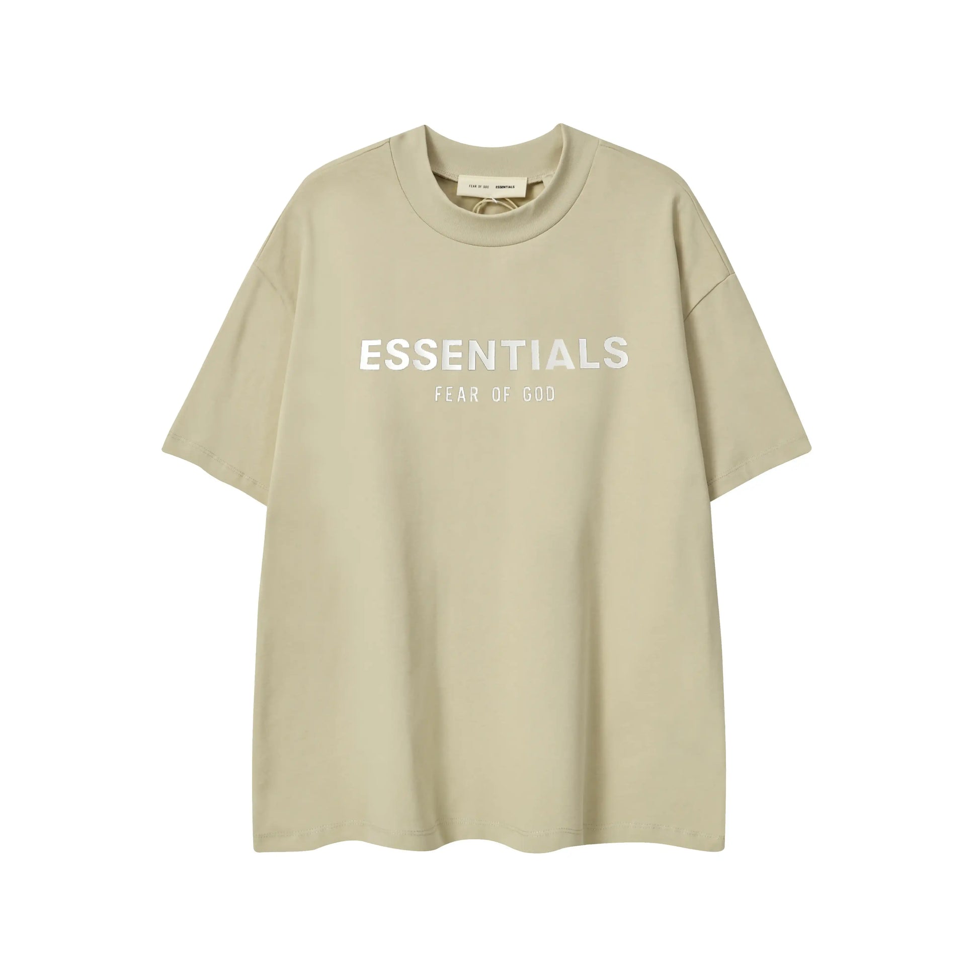 ESSENTIALS Wheat 90s Crewneck T-Shirt