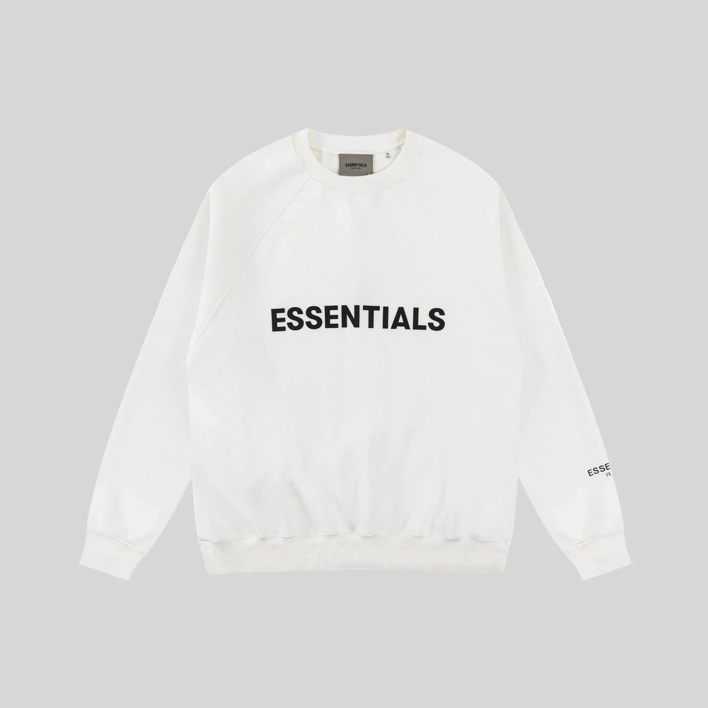 essentials eggshell sweatshirt relaxed fit streetwear