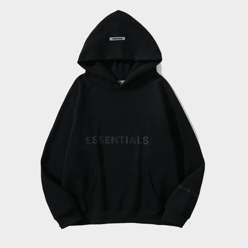 ESSENTIALS Clothing Black Hoodie