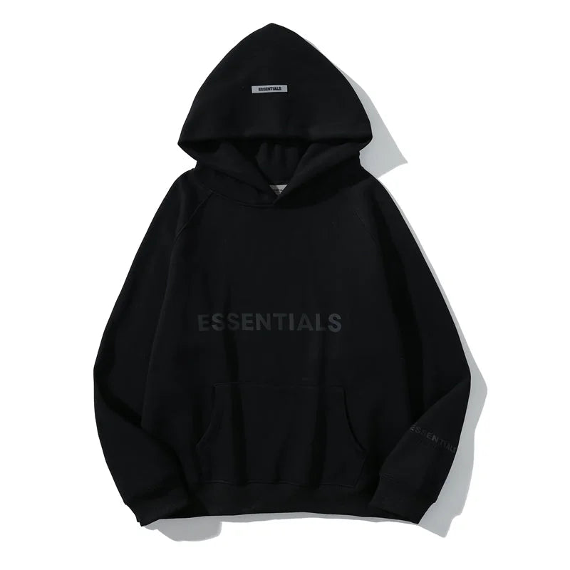 ESSENTIALS Clothing Black Hoodie