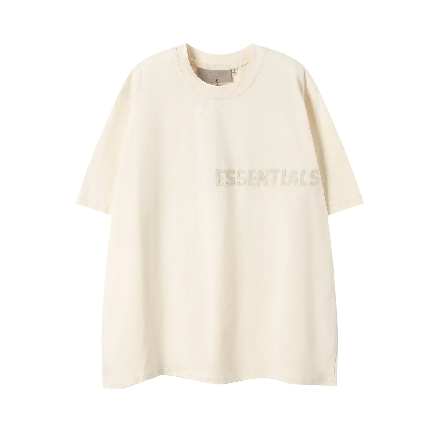 Premium cotton detail on Essentials cloud dance t-shirt by Fear of God