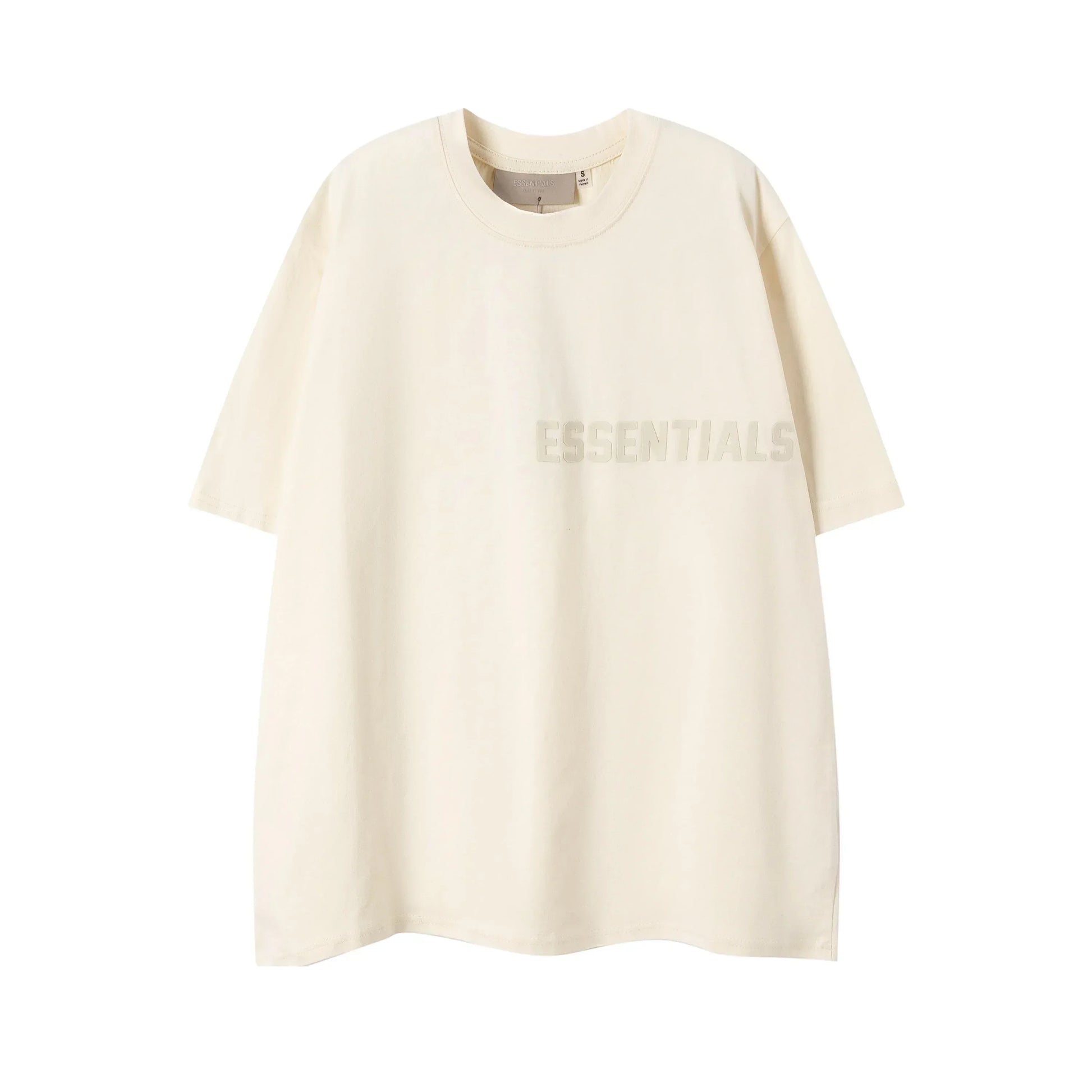 Premium cotton detail on Essentials cloud dance t-shirt by Fear of God