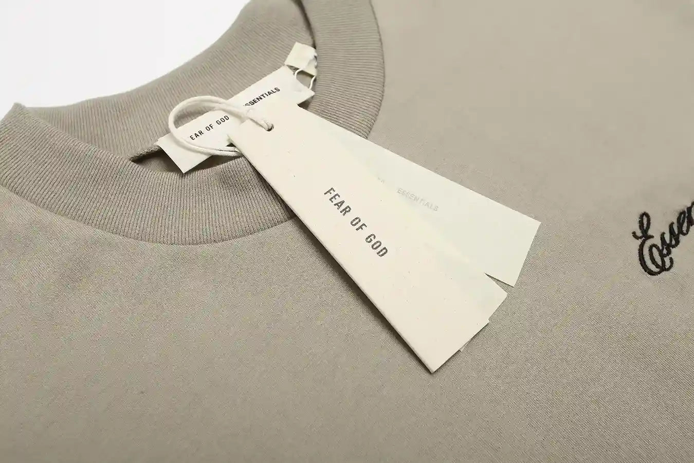Essentials Ash Grey SS26 Classic Tee