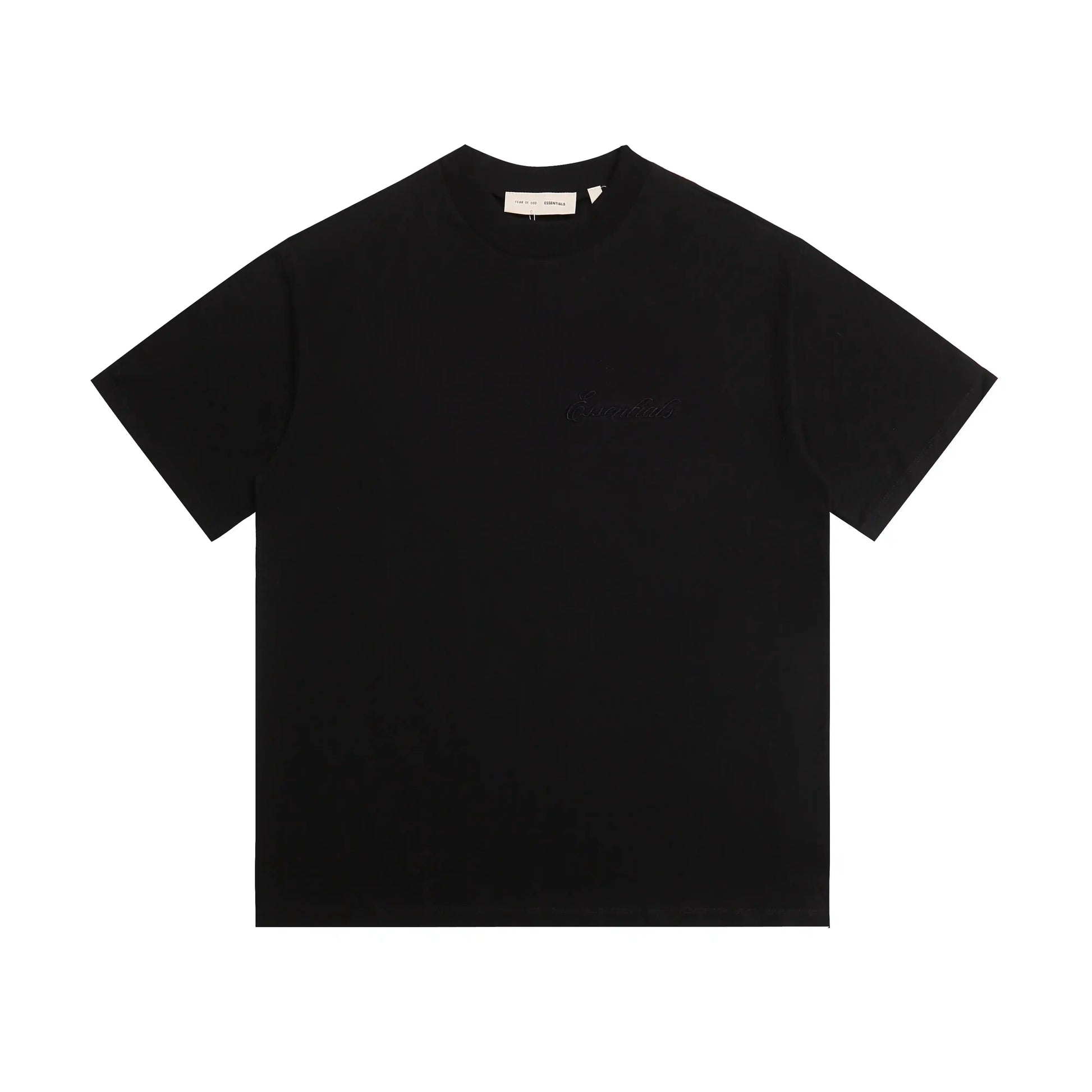 Essentials Black SS26 Classic Tee
