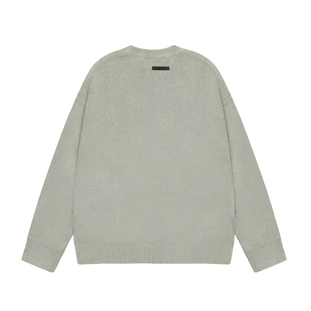 Essentials Clothing Ash Grey Sweatshirt Back 