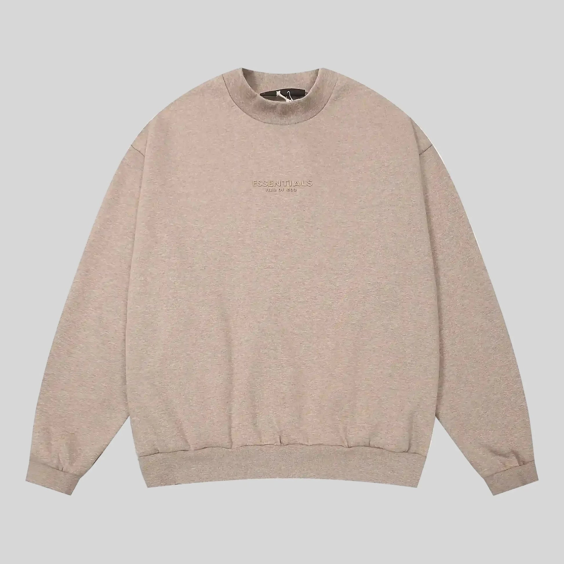 essentials ash sweatshirt relaxed fit streetwear