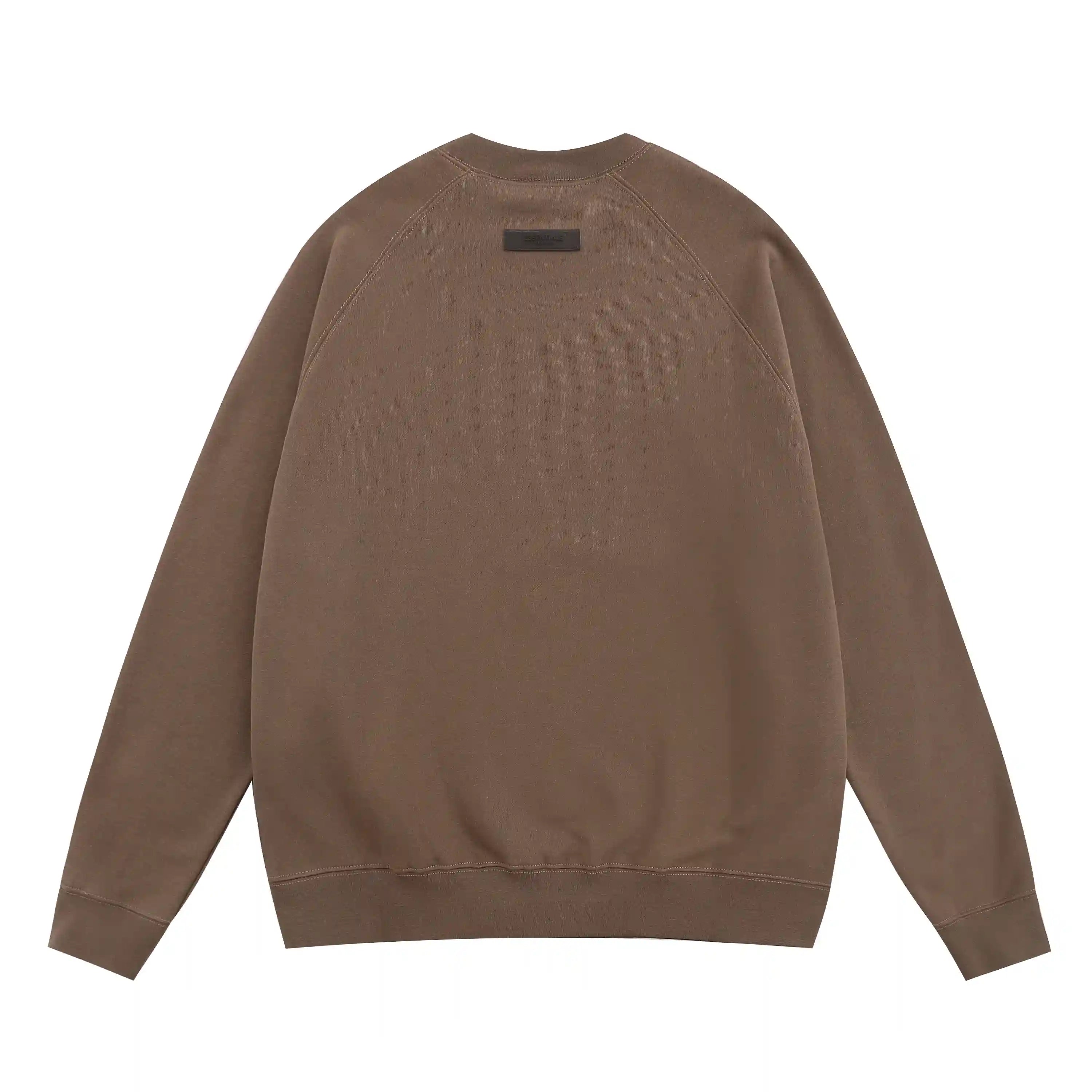 Essentials Clothing Brown Sweatshirt Back 