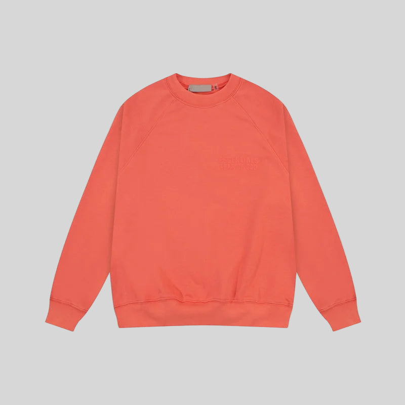 Essentials Clothing Coral Sweatshirt Front