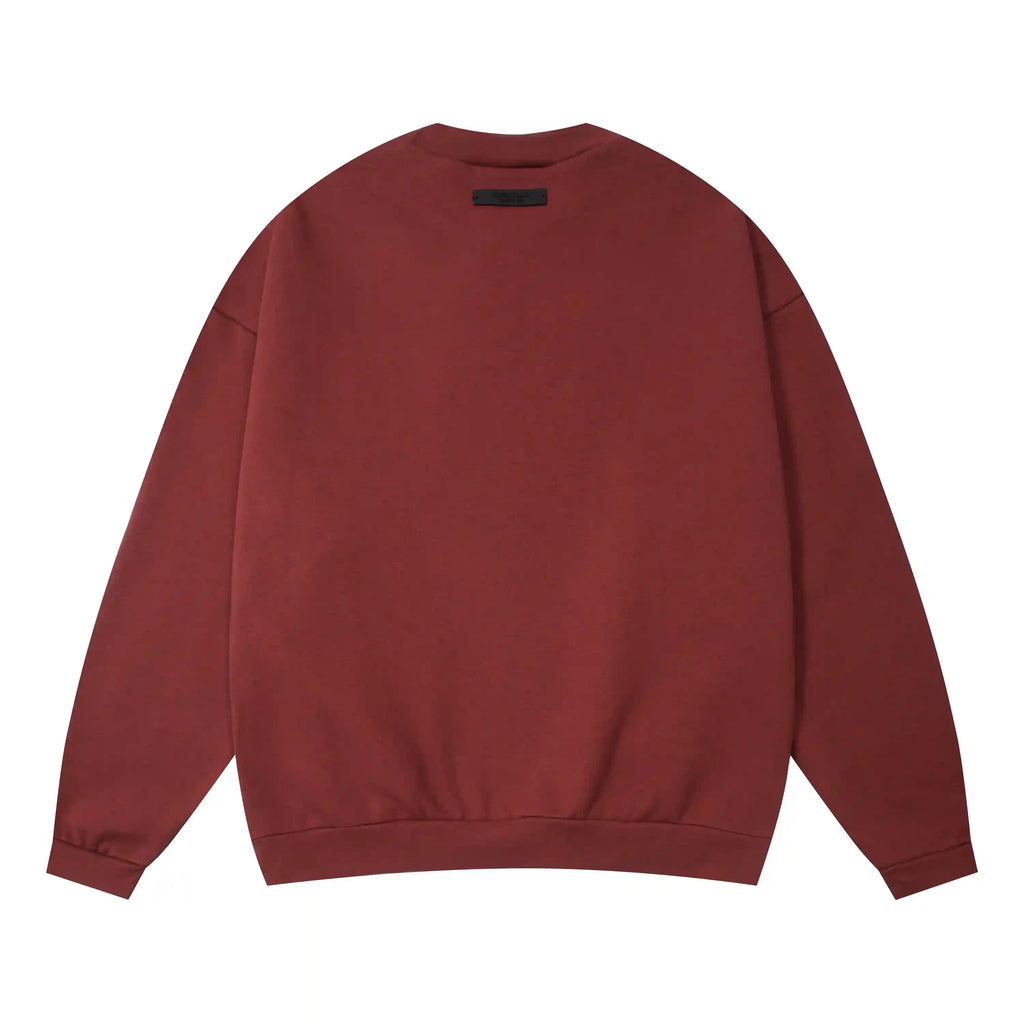 Essentials Clothing Dark Chestnut Sweatshirt Back