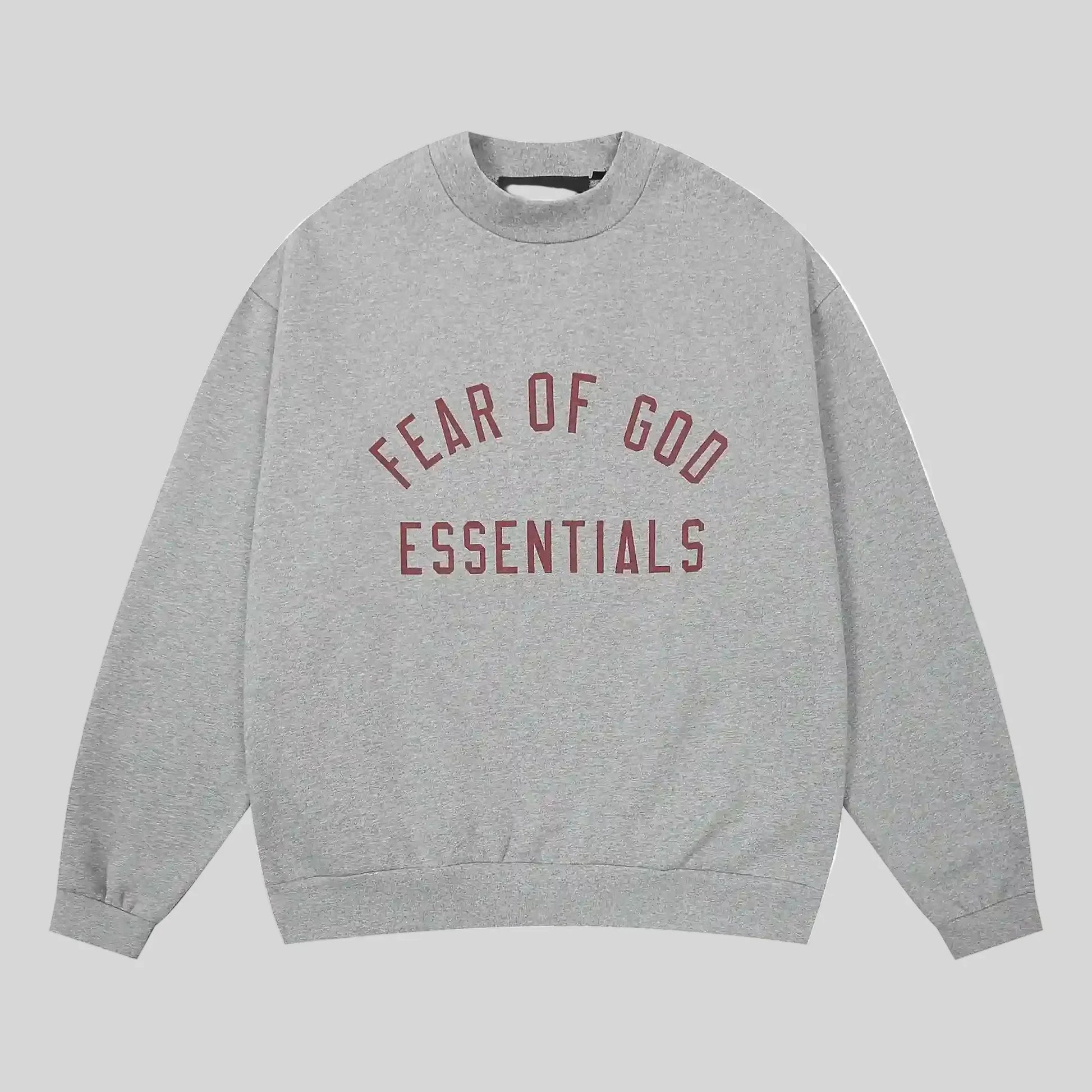 Essentials Clothing Dark Heather Oatmeal Sweatshirt