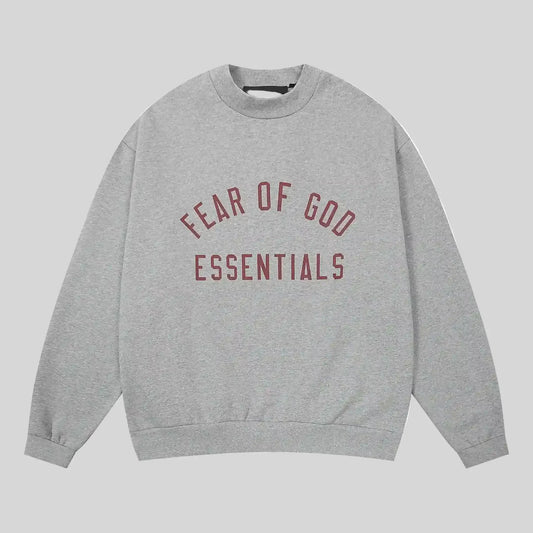 Essentials Clothing Dark Heather Oatmeal Sweatshirt
