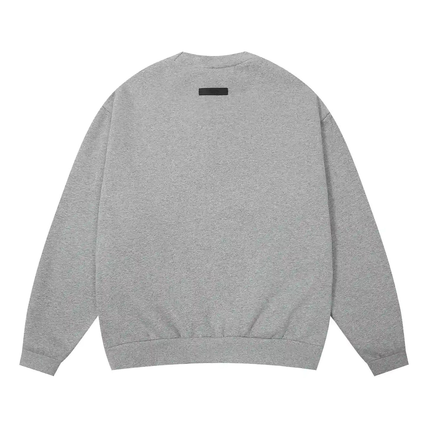 Essentials Clothing Dark Heather Oatmeal Sweatshirt Back