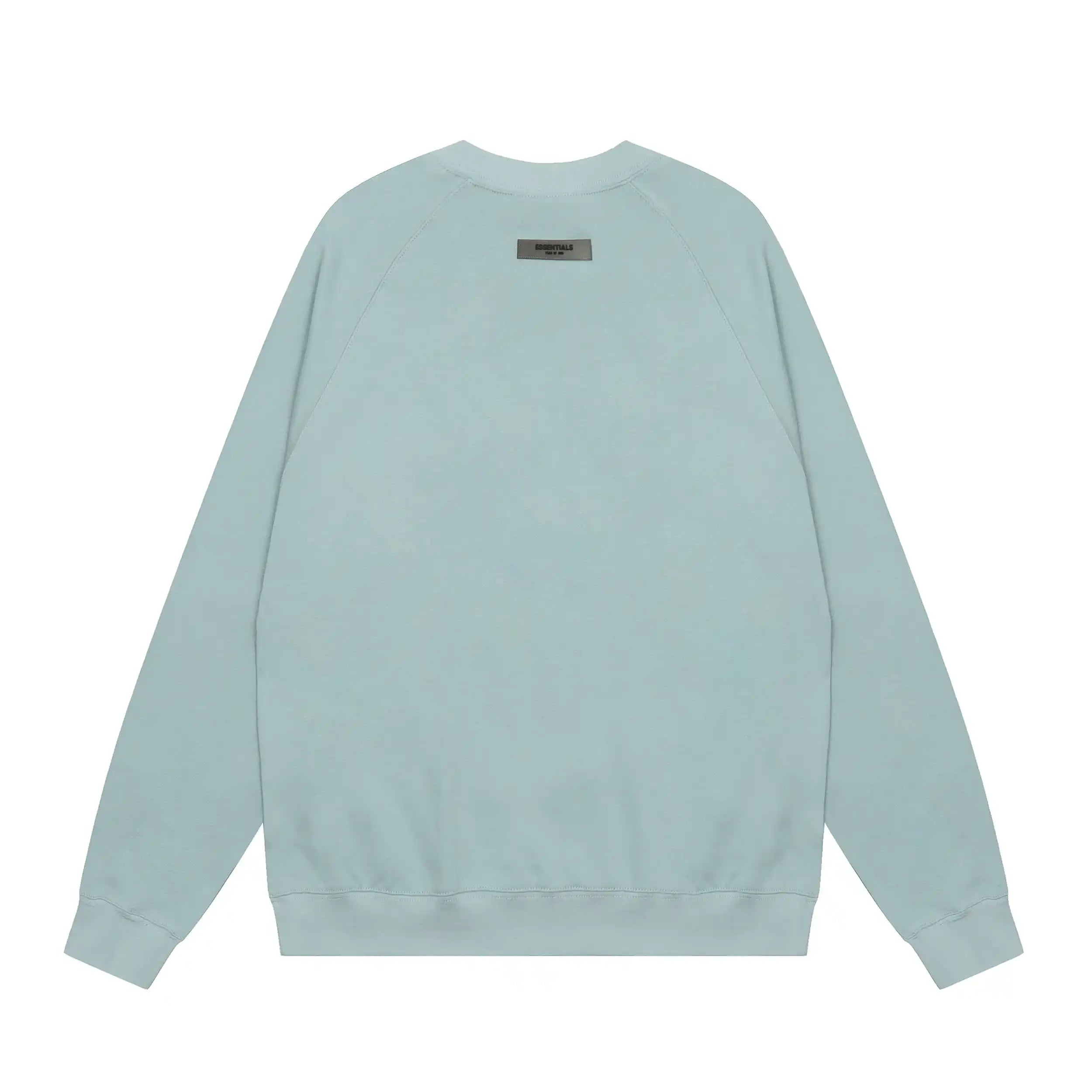 Essentials Clothing Denim Blue Sweatshirt Back
